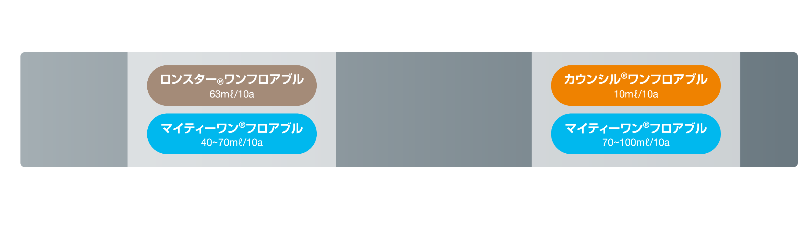 ホタルイが発生する圃場に有効な処方の例