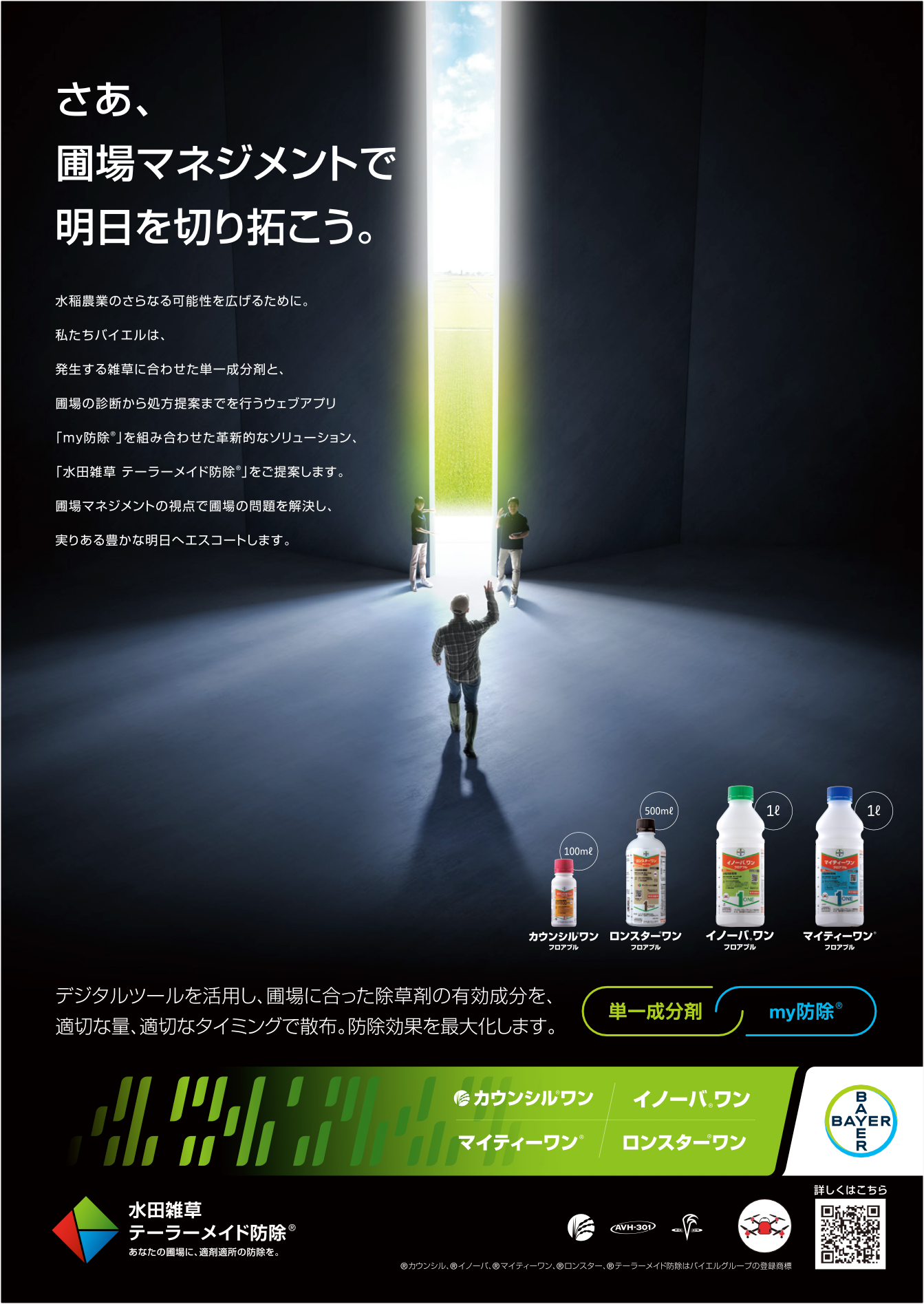水田雑草 テーラーメイド防除 リーフレット
